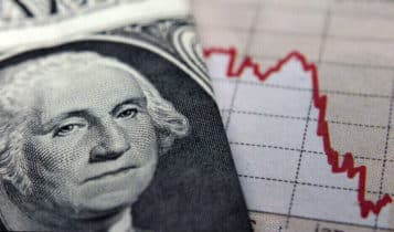 The US dollar and a declining chart