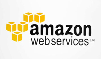the logo of amazon web services on a white background